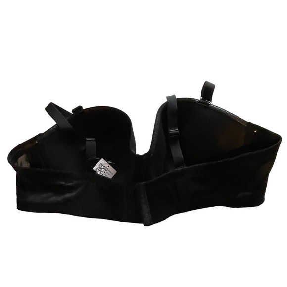 𝅺wingslove Full Figure Strapless Underwire Multi-way Contour Bra Black 44C - Picture 7 of 9